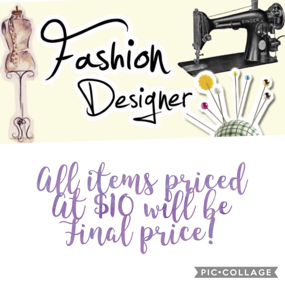 Items priced under $10 will not be discounted